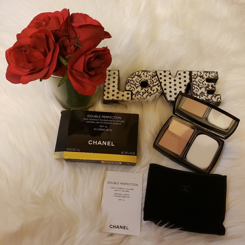 Authentic Chanel double Perfection in creme Beige